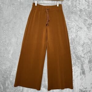 Women's Brown Wide-Leg Pants